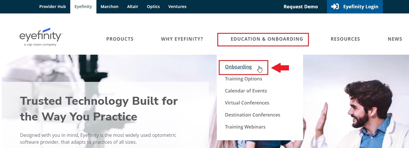 Accessing the OfficeMate/ExamWRITER Training Sandbox.